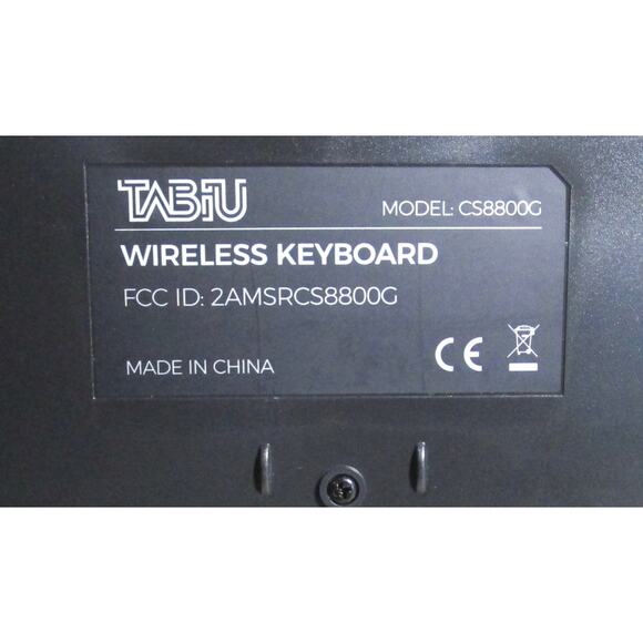 TNBIU Ergonomic Wireless Computer Keyboard Full-Size QWERTY with Numeric Pad - Picture 4 of 4